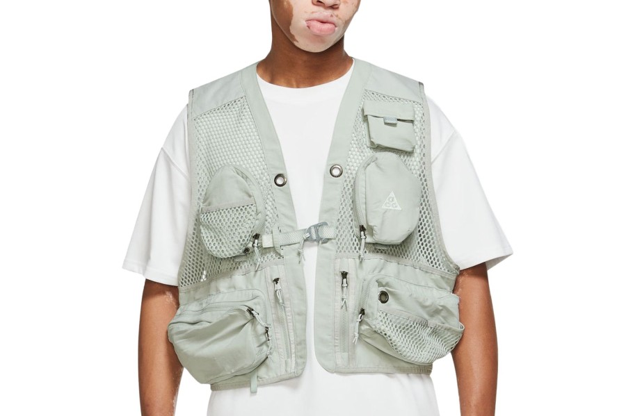 Clothing NIKE | Acg Buttles Vest Light Silver