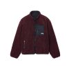 Clothing STUSSY | Sherpa Reversible Jacket Burgundy