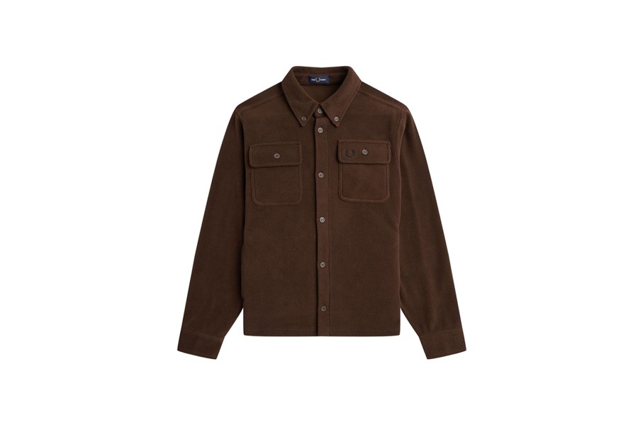 Clothing FRED PERRY | Fleece Overshirt