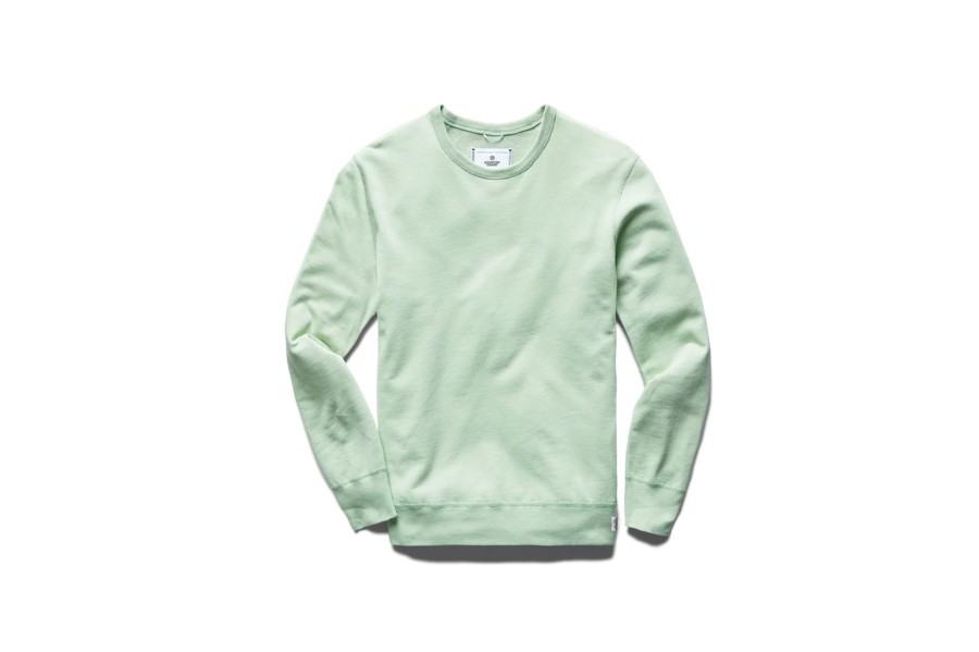 Clothing REIGNING CHAMP | Lightweight Terry Crewneck Aloe