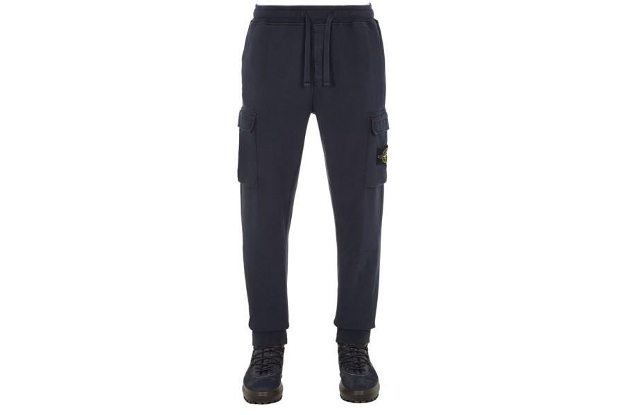 Clothing STONE ISLAND | Stone Island Fleece Pants Navy