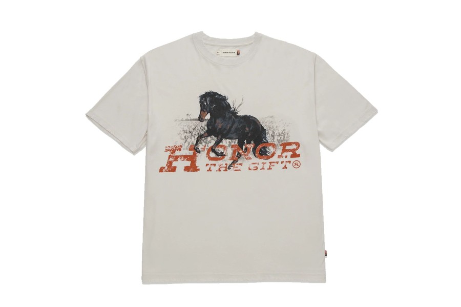 Clothing HONOR THE GIFT | Htg Work Horse Short Sleeve Tee Sand