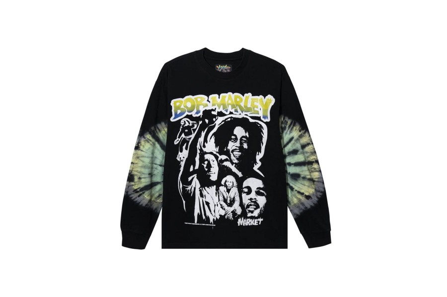 Clothing MARKET | Bob Marley Punk Longsleeved T-Shirt