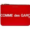 Clothing COMME DES GARCONS | Cdg Huge Logo Wallet Red