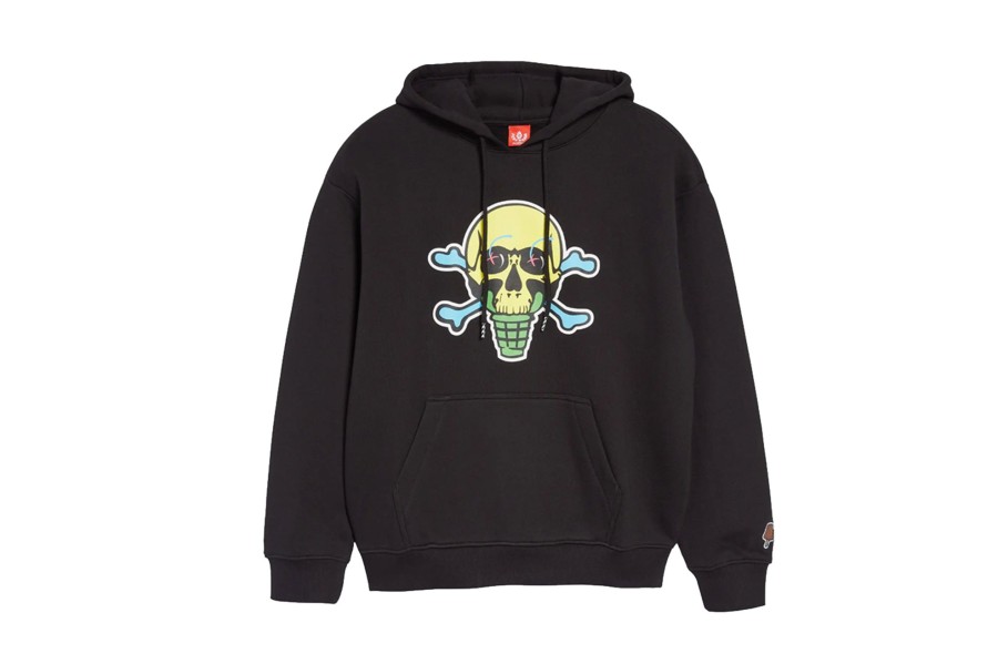 Clothing ICECREAM | Components Hoodie Black