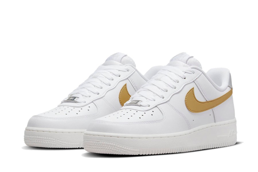 Shoes NIKE | Women'S Air Force 1 '07 White Metallic Gold