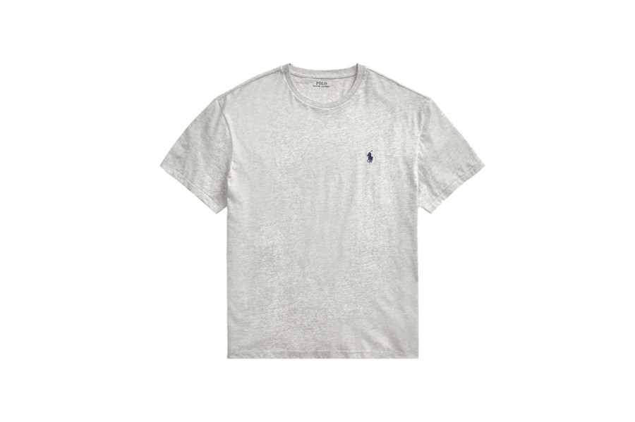 Clothing POLO RALPH LAUREN | Classic Jersey Crewneck T-Shirt Heather Grey