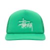 Clothing STUSSY | Big Basic Trucker Cap Kelly Green