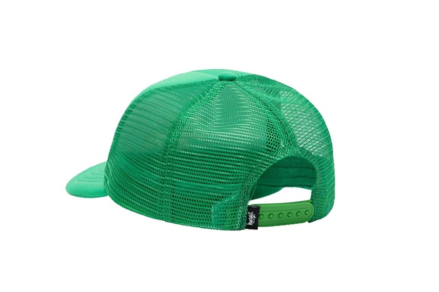 Clothing STUSSY | Big Basic Trucker Cap Kelly Green