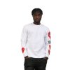 Clothing COMME DES GARCONS | Cdg Red Hearts Right Sleeve T-Shirt