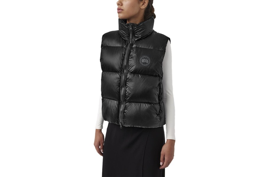 Clothing CANADA GOOSE | Ladies Cypress Puffer Vest Black Label - Black