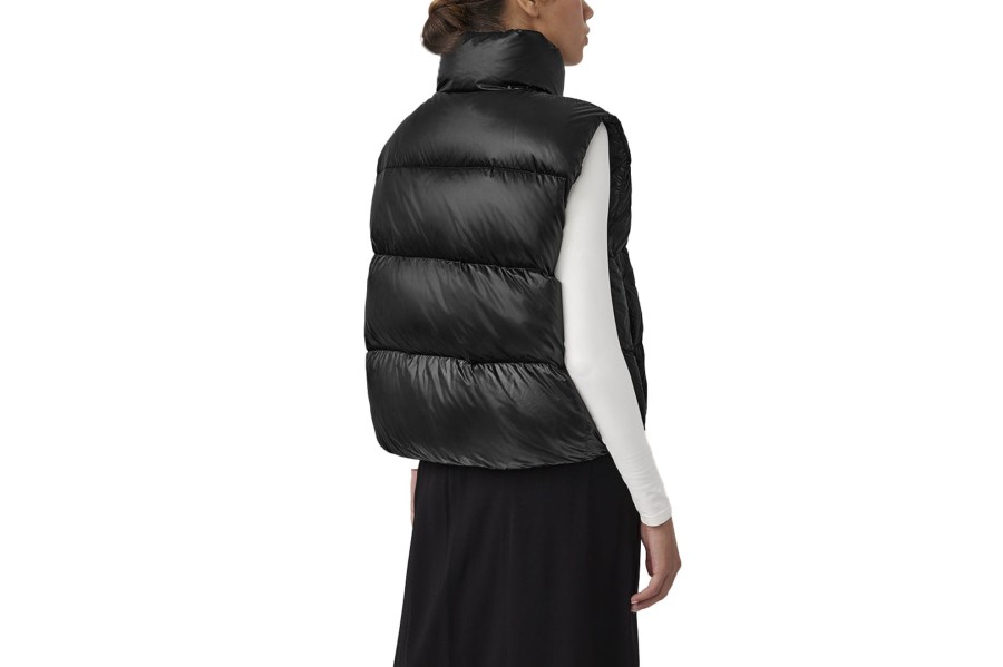 Clothing CANADA GOOSE | Ladies Cypress Puffer Vest Black Label - Black