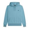 Clothing FRED PERRY | Tipped Hooded Sweatshirt Ash Blue