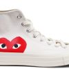 Shoes COMME DES GARCONS | Cdg Play Converse Chuck Taylor All-Star 70 Hi White