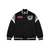 Clothing MITCHELL u0026 NESS | Heavyweight Satin Jacket Oakland Raiders