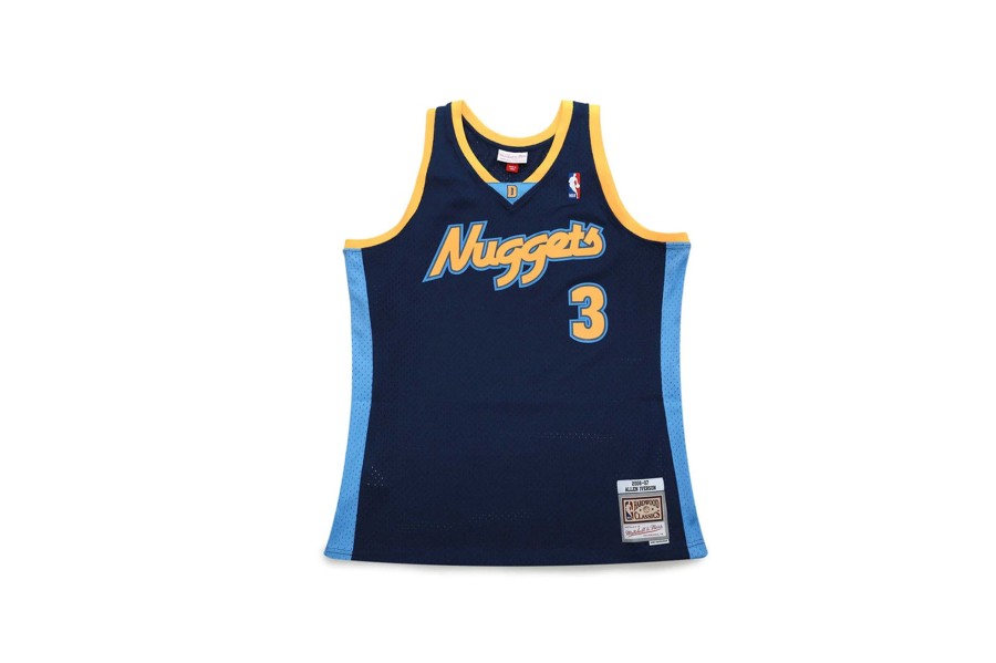 Clothing MITCHELL u0026 NESS | Denver Nuggets Allen Iverson #3 Swingman Jersey