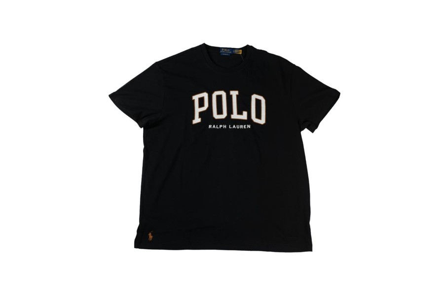 Clothing POLO RALPH LAUREN | Short Sleeve Polo Jersey Black