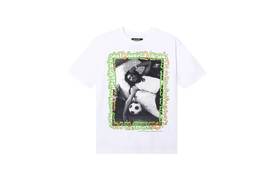 Clothing MARKET | Bob Marley Soccer T-Shirt White