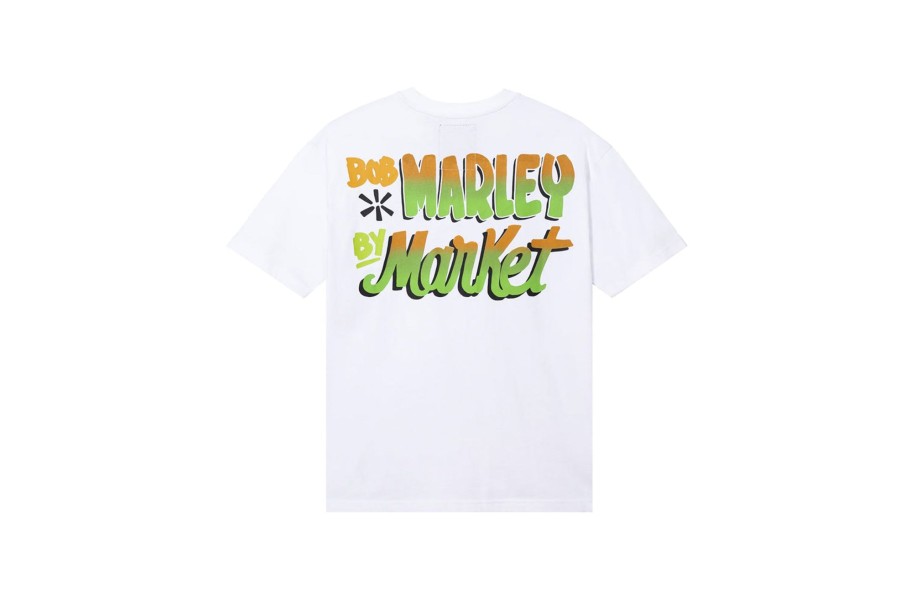 Clothing MARKET | Bob Marley Soccer T-Shirt White