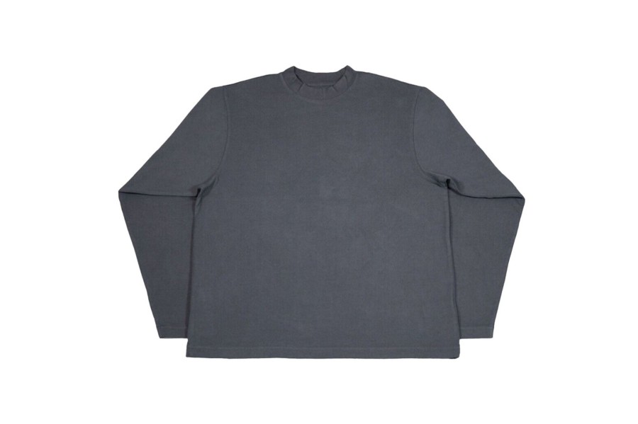 Clothing YEEZY X GAP | Long Sleeve Shirt Dark Grey