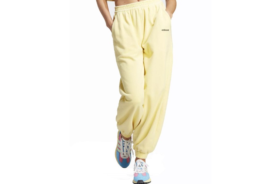 Clothing ADIDAS | Women'S Adidas Originals Trefoil Sweatpants Yellow