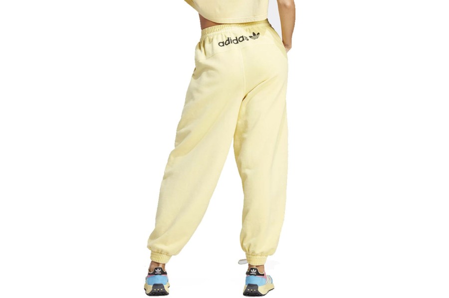 Clothing ADIDAS | Women'S Adidas Originals Trefoil Sweatpants Yellow