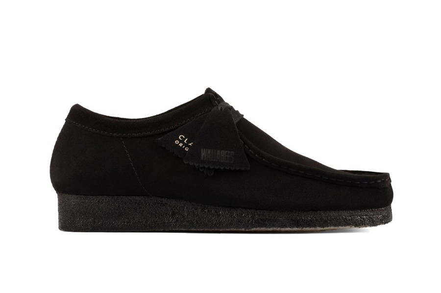 Shoes CLARKS | Wallabee Black Suede