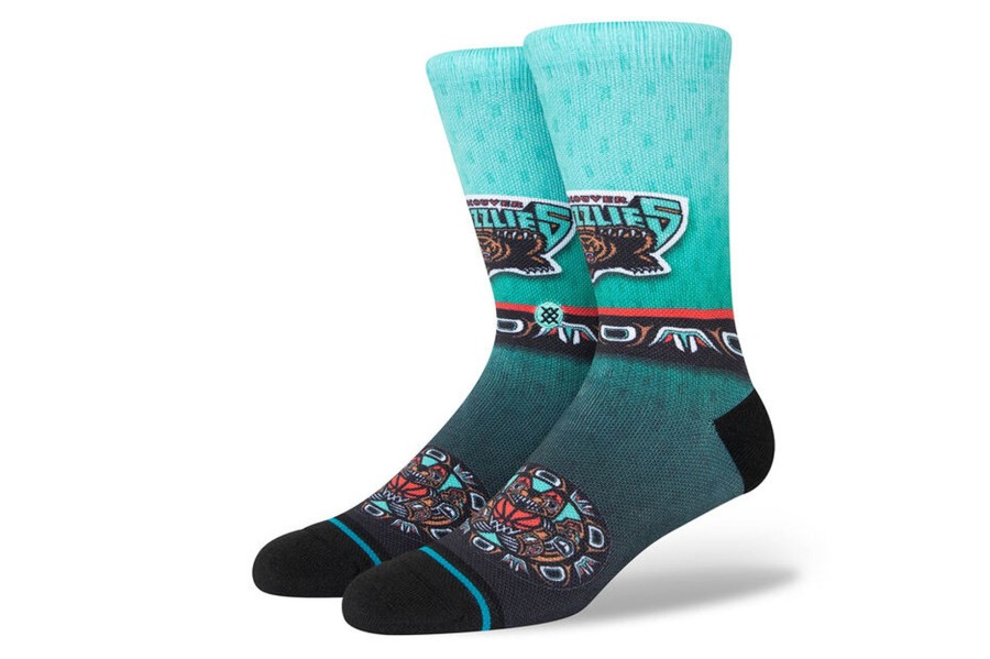 Clothing STANCE | Nba Vancouver Grizzlies Fader Crew Socks