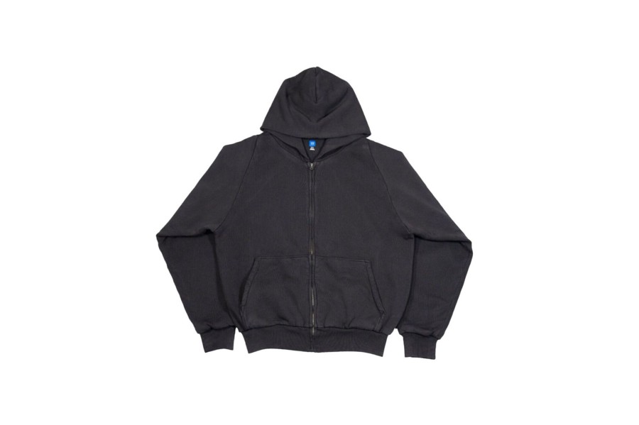 Clothing YEEZY X GAP | Zip Up Hoodie Black