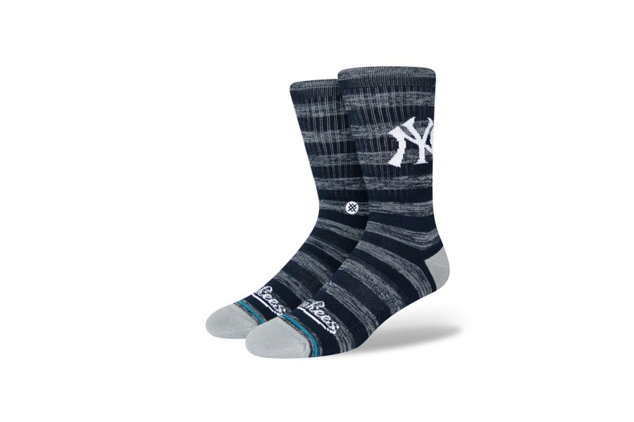 Clothing STANCE | Mlb X Stance Yankees Twist Crew Socks