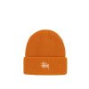 Clothing STUSSY | Basic Cuff Beanie Tangerine