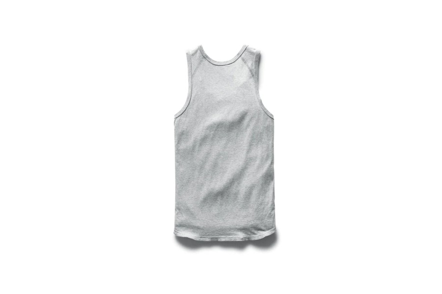 Clothing REIGNING CHAMP | Knit Ringspun Jersey Tank Top Heather Grey