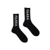 Clothing PARRA | Spiked Logo Crew Socks Black