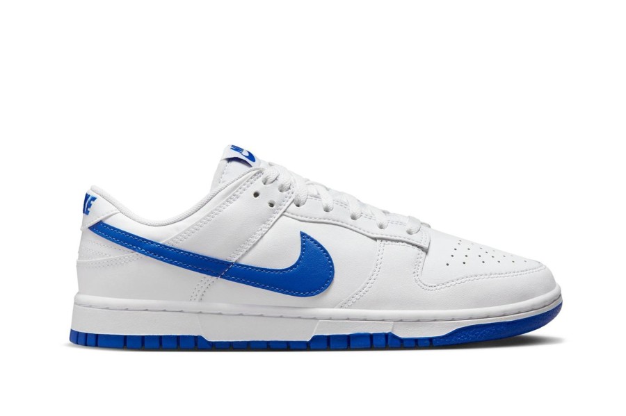 Shoes NIKE | Dunk Low Retro White Hyper Royal