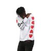 Clothing COMME DES GARCONS | Cdg Red Heart Multi Sleeve Long Sleeve