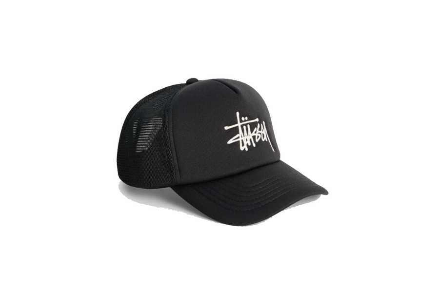 Clothing STUSSY | Big Basic Trucker Cap Black