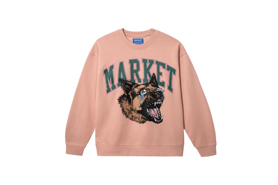 Clothing MARKET | Beware Crying Crewneck Sweatshirt Blush