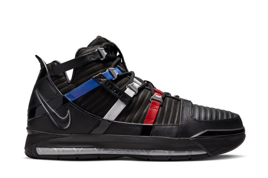 Shoes NIKE | Zoom Lebron 3 Black University Red