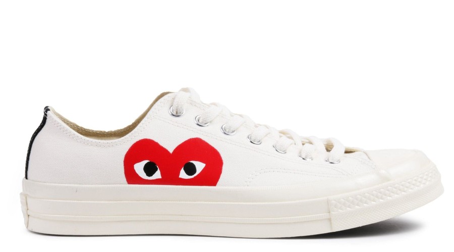 Shoes COMME DES GARCONS | Cdg Play Converse Chuck Taylor All-Star 70 Low White