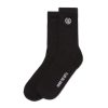 Clothing HONOR THE GIFT | Htg Crest Rib Sock Black