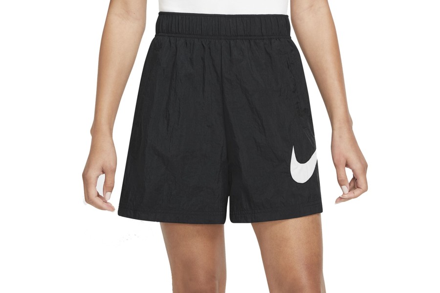 Clothing NIKE | Sportswear Essential High Rise Woven Shorts Black