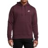 Clothing NIKE | Sportswear Club Fleece Pullover Hoodie Night Maroon