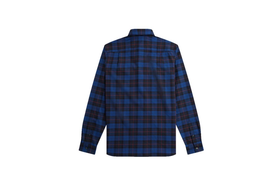 Clothing FRED PERRY | Tartan Shirt Navy